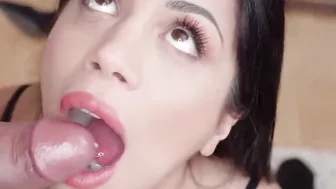 PremiumBukkake - Julia de Lucia swallows 53 gigantic mouthful cumshots