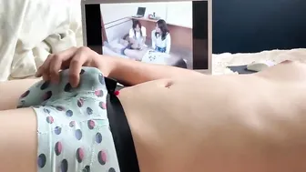 [Ona ban 7 days] Uncut treatment with leggings job Biggest ejaculation masturbation with peeling ejaculation film