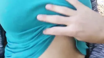 Outside Compilation of Flashing Hooters Amateur Cougar
