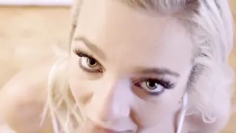 Beauty blonde stepsis Tiffany Watson blown huge rough penis and pleased stepbro