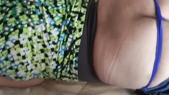 Incredible stepmom shows off her wonderful butt for stepson to jerk off