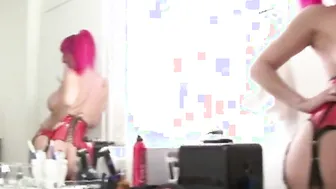 Morgan Ray and Raven African Beauty cum swap