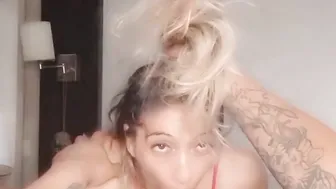 Angeles Ariana inside search of the best point of view dick and ball oral sex