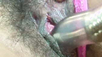 Oriental Step Mother Getting The Cum On Her Unshaved Snatch