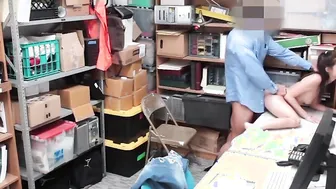 Tiny Beauty 18 with bald twat shoplifter Pounded By Creepy Guard - Carolina Sweets