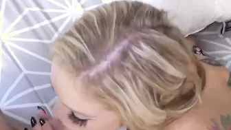 Bombshell Blonde Thin Step Daughter Kali Roses getting boned by her turned on step daddy pov