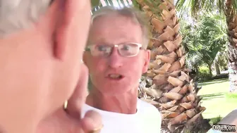 Freaky 18 year old nun gets naked and fucks an mature man inside