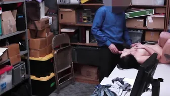 2 kinky LP officers catch and banged a shy teenagers thief Megan Sage