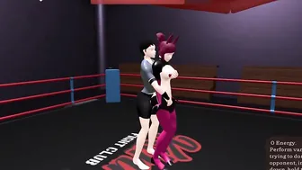 Filthy Fight Club [Wrestling Cartoon game] Ep.one rough pegging sex fight on the ring for a slutty bunnygirl