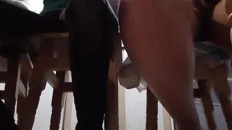 While the professor was giving an extra lesson my stepsister and I masturbated each others pussies - Dyke Illusion Girls