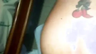 On halloween night we went to the motel and asked the eater to eat my sexual fiances butt