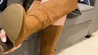 BANGED ME BOOTS REMOVAL- GODDESS milf TIPTOEVIX