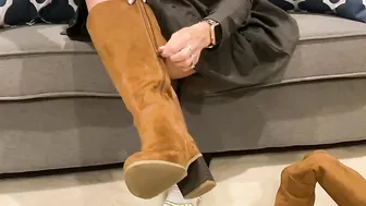BANGED ME BOOTS REMOVAL- GODDESS milf TIPTOEVIX