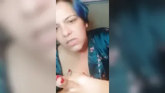Insane self feet worship with titty