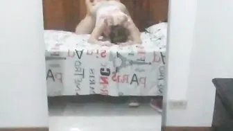 My stepson lifts my dress and sticks his dick inside me
