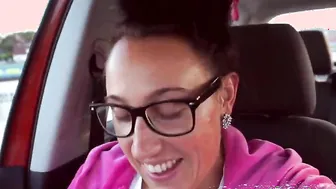 Crazy German Slender Bitch masturbates Publicly into Vehicle Park