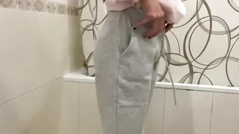 came after training and could not resist masturbation