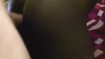 White jizzed on black african facial canvas