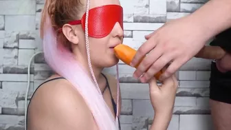 Cheated Step Sister into Fruit Game She liked it SURPRISE
