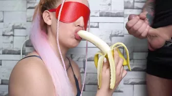 Cheated Step Sister into Fruit Game She liked it SURPRISE