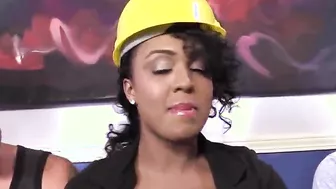 Bukkake african ho screwed