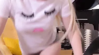 Blondie Slender Step daughter Niki Snow Wants Her Dads Dick