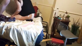 bimbo ride vibrator before gets pounded into the butt