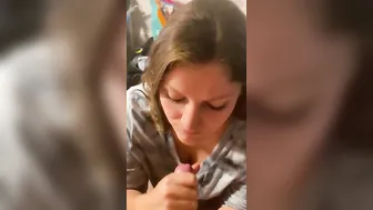 Oily Hand Job Blowing and Swallowing it All