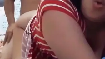 screaming hispanic addicted to her portion of penis