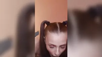 Porsche Pink deepthroats gigantic dick