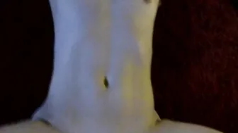 Bound to bed for fetish sex
