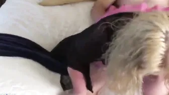 The Detective fucks the big tit hooker over the bed end
