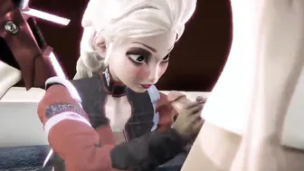 Elsa Cyberpunk 2077 - Frozen porn crossover