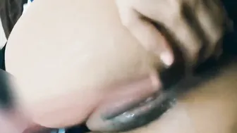 Stunning mexican banged into the booty until she throws the mecos inside her pussy