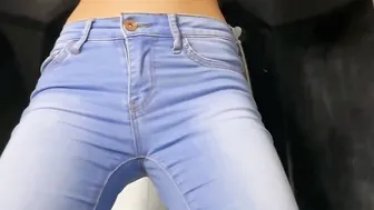 Golden shower for a sluts inside pissed jeans