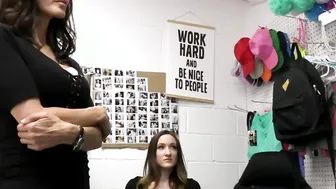 Shoplifting cougar Stepmom  Teenie Daughter Banged By Officer - Shay Sights Everly Haze Giovanni Francesco