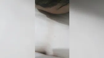 Step cougar noisy screaming orgasm while step son lick her snatch