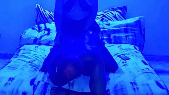 Halloween night ends inside my dominant fiances asshole penetrating me until she blows me cum with penis a