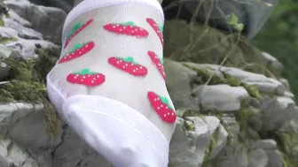 My voluptuous foot inside socks compilation