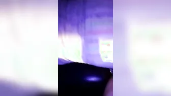Trying to cum while driving stop sign inside neighborhood