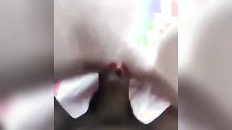 Tight creamy nailed little cumming on my penis