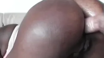 Gave Up her African Asshole For a Job to White