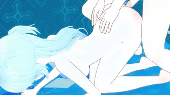 Vtuber lost her anal virginity inside his bedroom - ADORABLE MOANS 