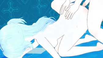 Vtuber lost her anal virginity inside his bedroom - ADORABLE MOANS 