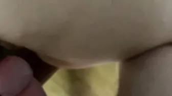 Anal Blooper: Wife’s butt devours ass plug.