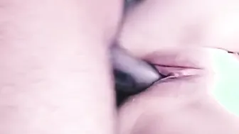 Short  sweet Pounded Gigantic Penis little Cunt meets Unprotected