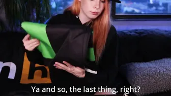 500K Pornhub gifts Unboxing and Oral Cummed - MollyRedWolf