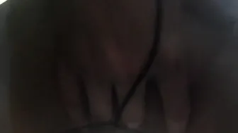 Bae inside tights wants sex and caresses herself