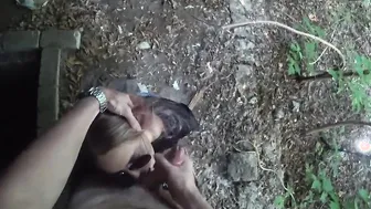 Gangster-chick Blows Penis and Eats Cum Public - SOboyandSOgirl