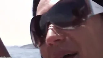 Priscilla Pratz and Luna got banged on a boat by Jorge and Terry